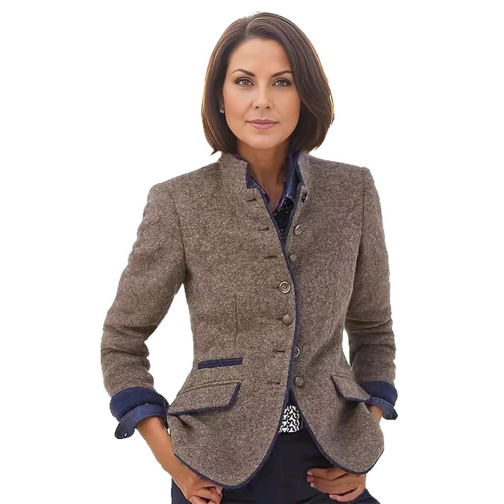 Dames élégante veste en laine Chic und Stil