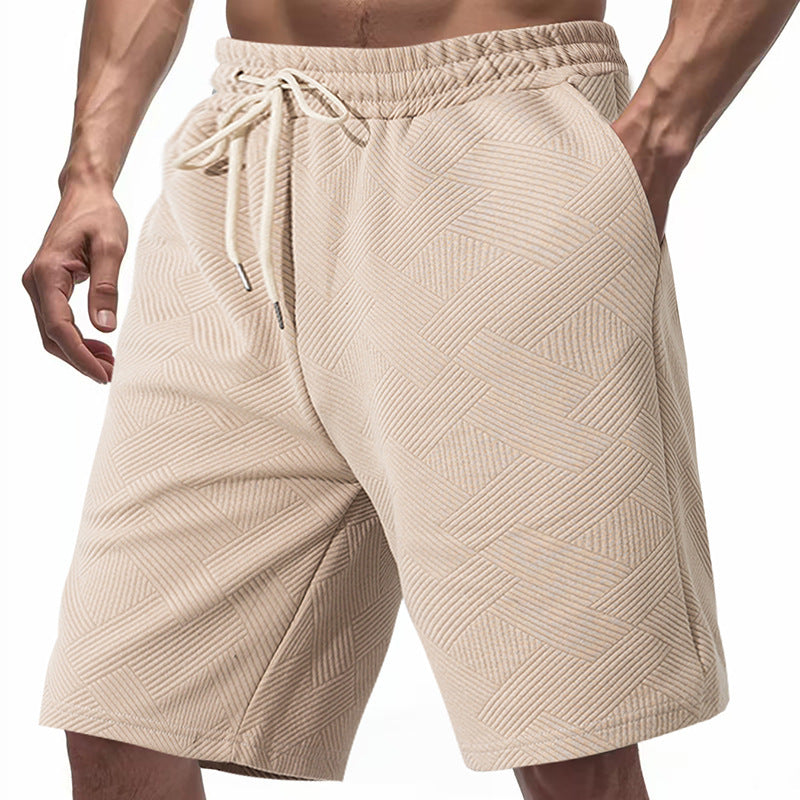 Shorts de plage décontractés pour hommes en matériau respirant avec taille élastique Chic und Stil