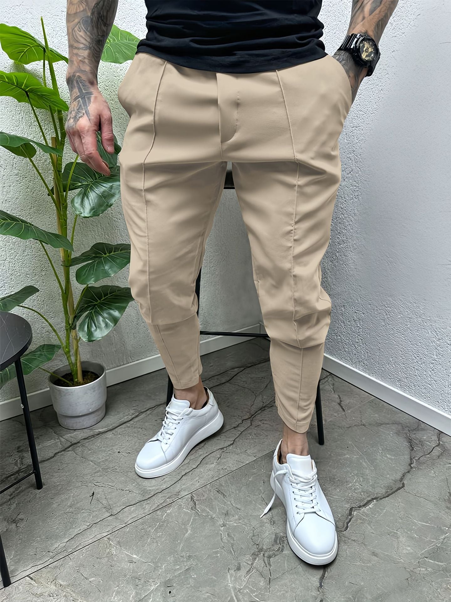 Pantalons de performance stretch sur mesure pour hommes Chic und Stil