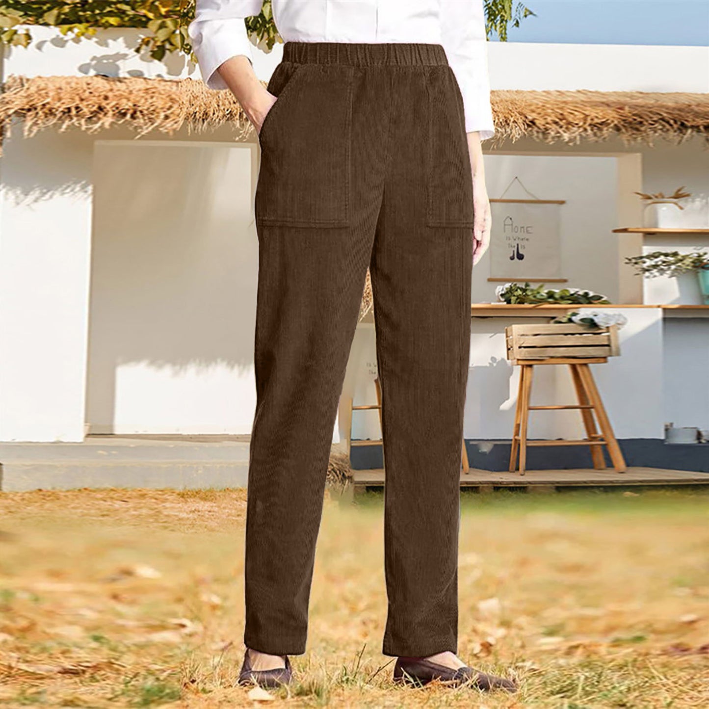 Pantalons larges de loisirs pour femmes Chic und Stil