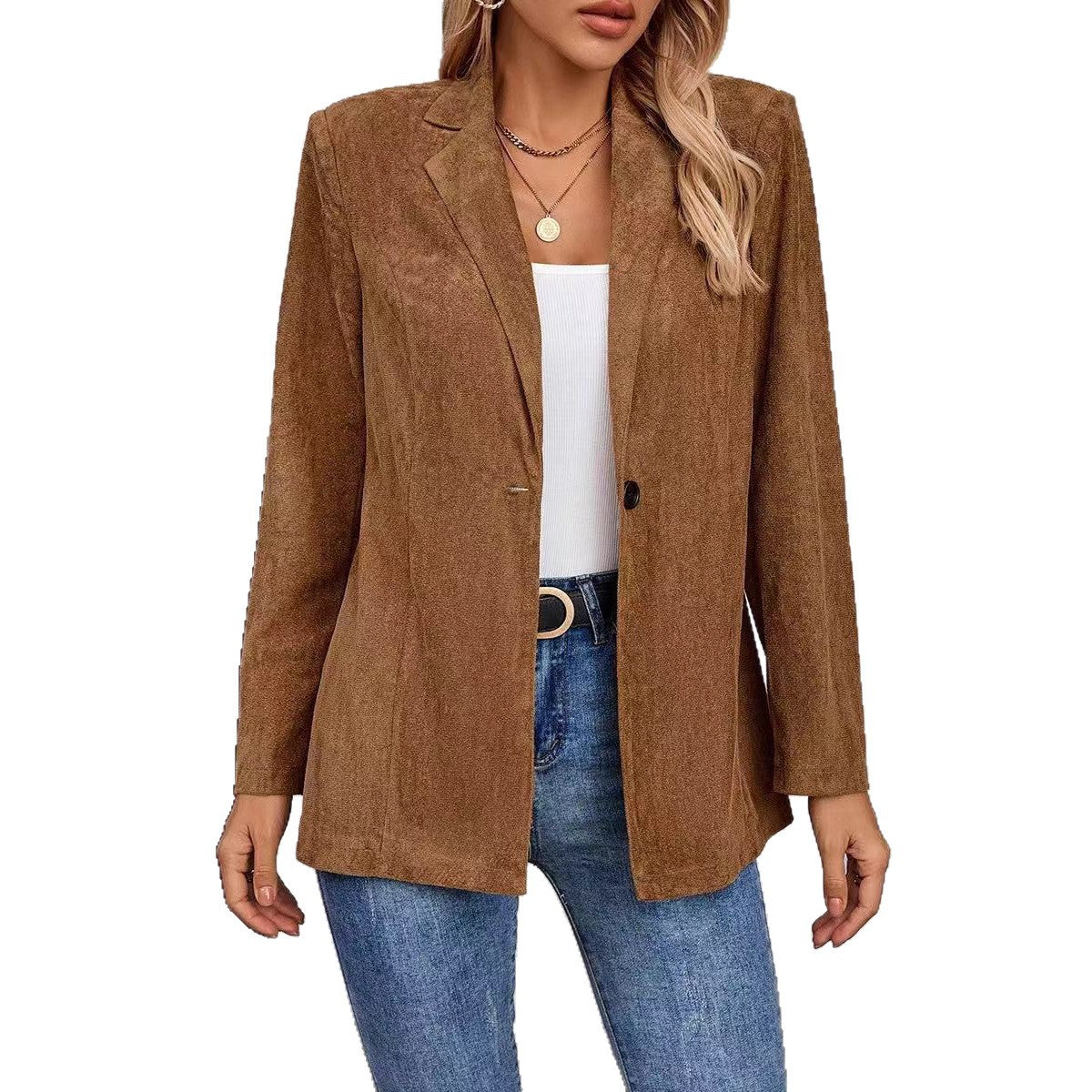 Blazer élégant et structuré pour dames avec poches latérales Chic und Stil