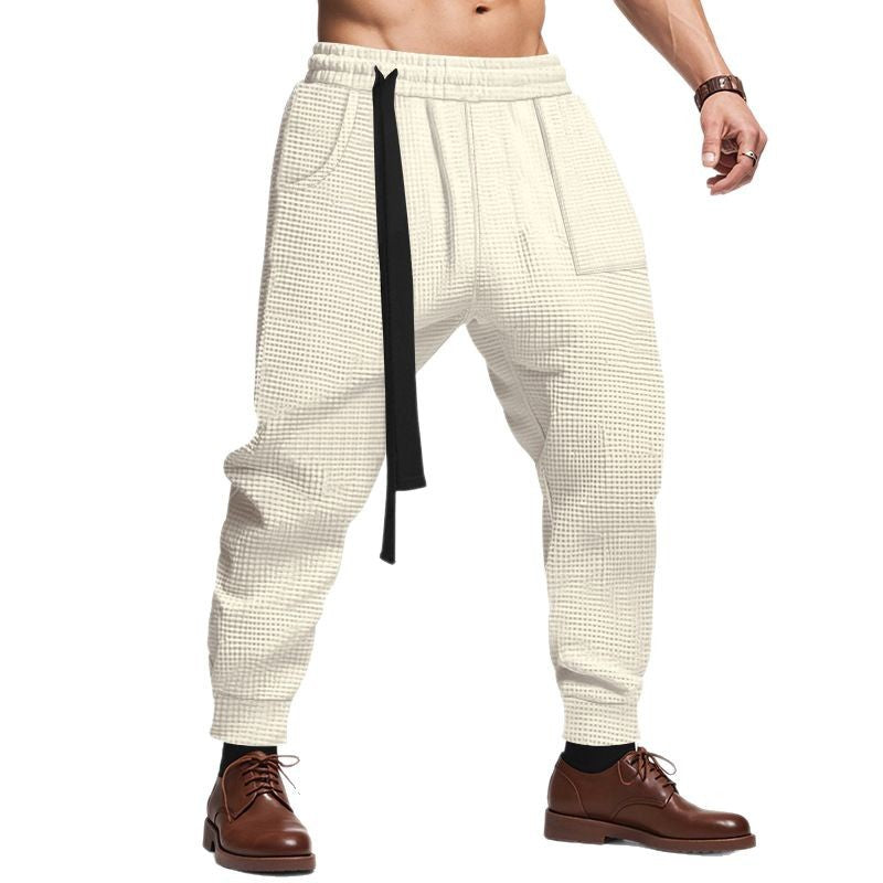 Pantalons de survêtement pour hommes à la mode avec cordon innovant et poches latérales Chic und Stil