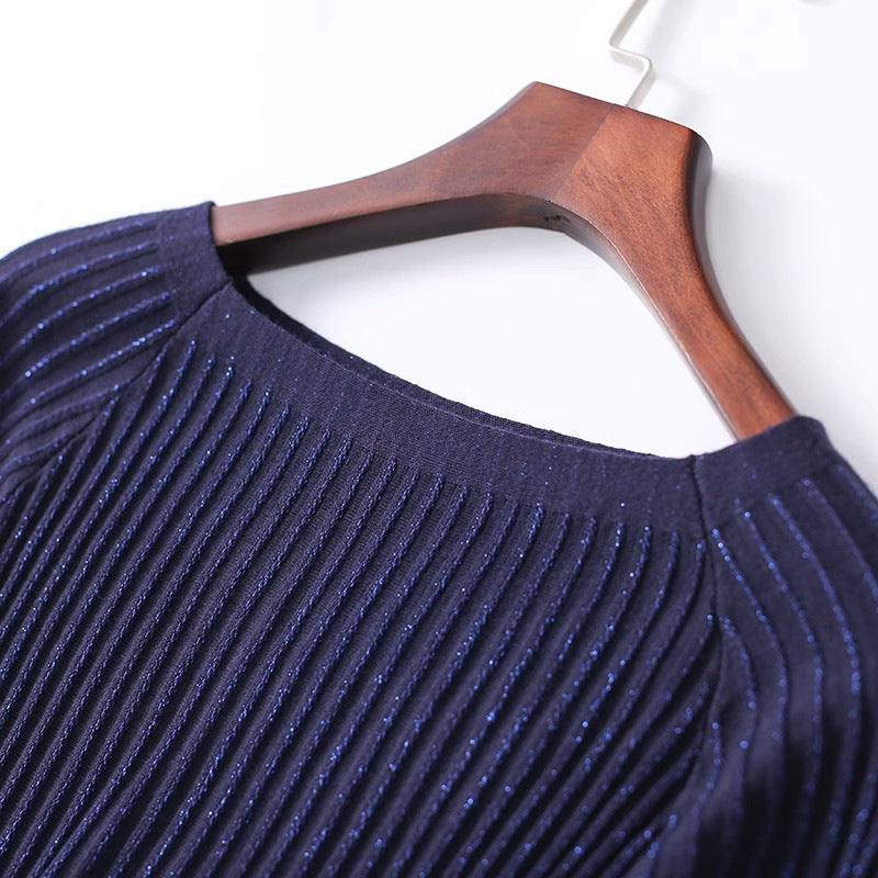 Ensemble de robe tricoté élégant pour femme Chic und Stil