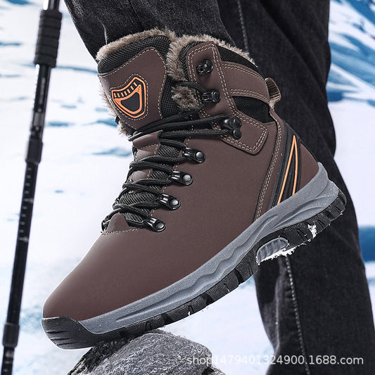 Chaussures de randonnée d'hiver pour hommes avec doublure isolante et semelle antidérapante Chic und Stil