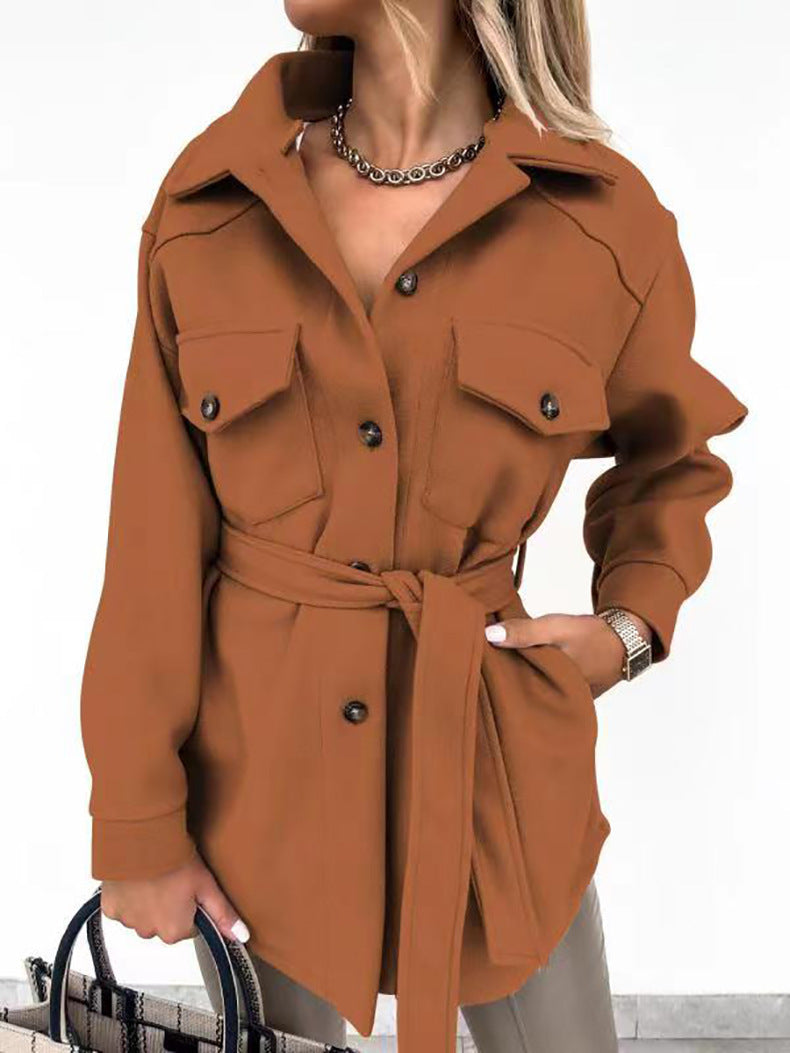 Veste utilitaire pour dames avec une ceinture tendance et des poches pratiques Chic und Stil