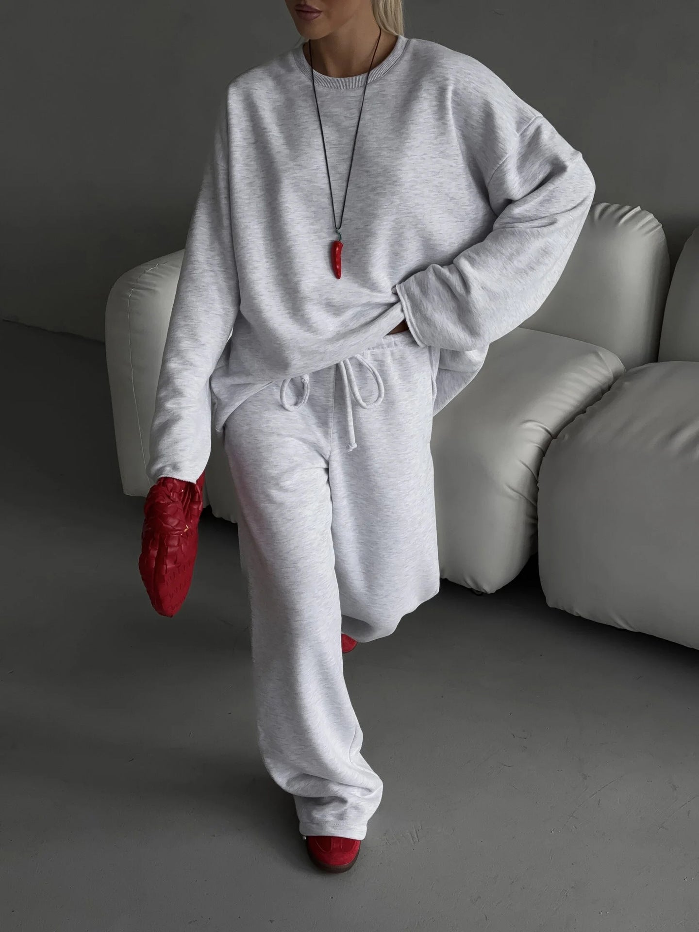 Women Comfortable High-Waisted Sweatpants Chic and Style