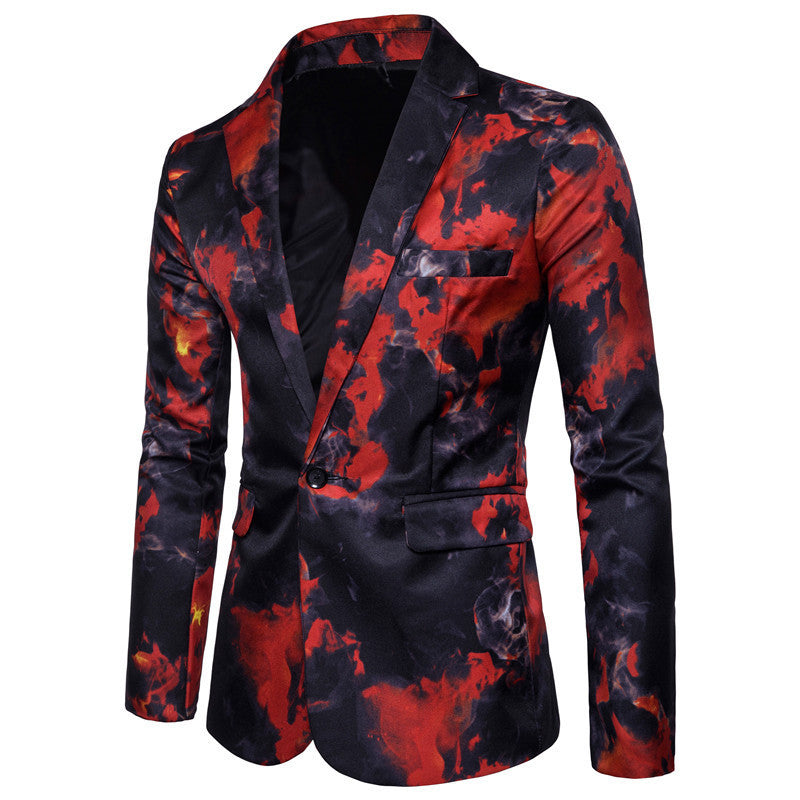 Blazer élégant pour hommes avec dégradé de couleurs artistique Chic und Stil