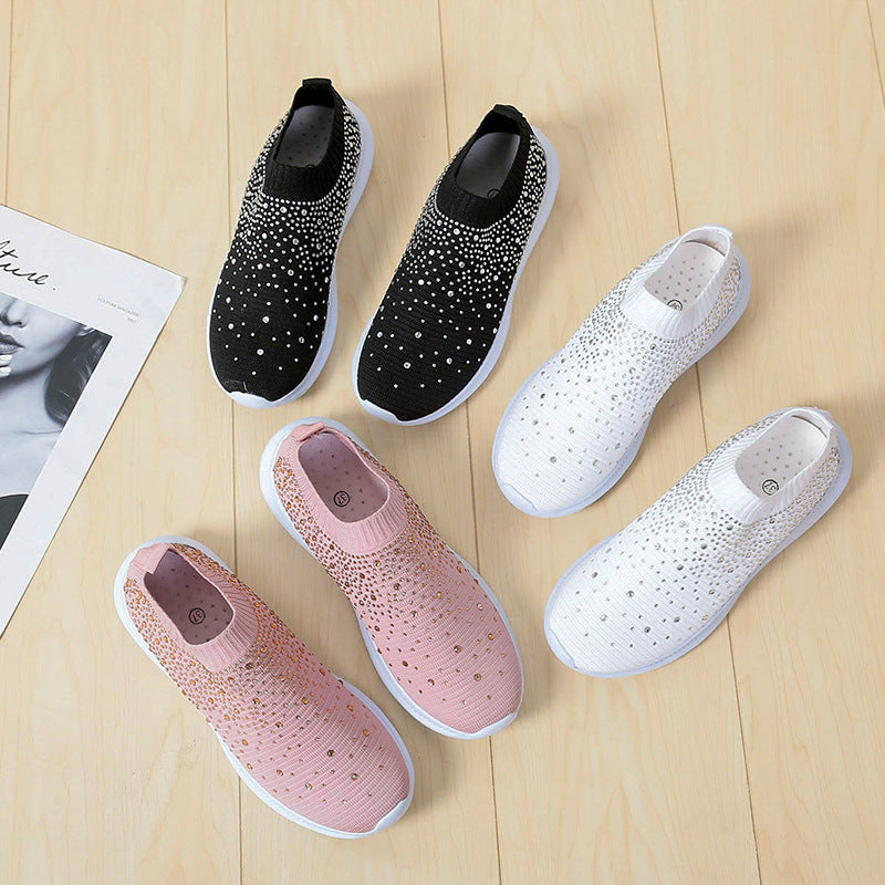 Dames Baskets à Paillettes Sportives Chic und Stil
