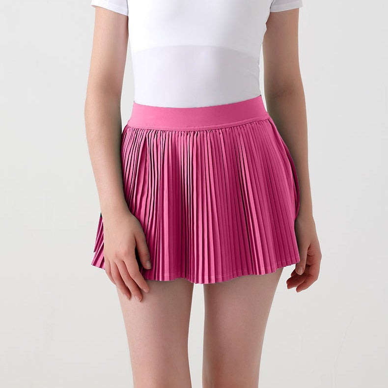 Jupe mini plissée pour femmes avec taille élastique et tissu léger Chic und Stil