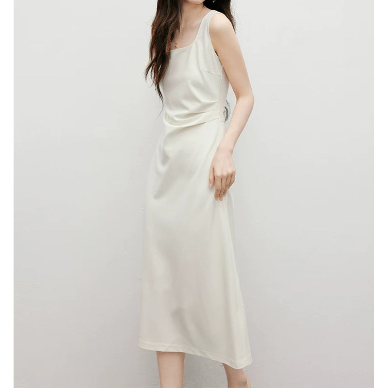 Robe maxi élégante pour femmes avec ourlet asymétrique Chic und Stil