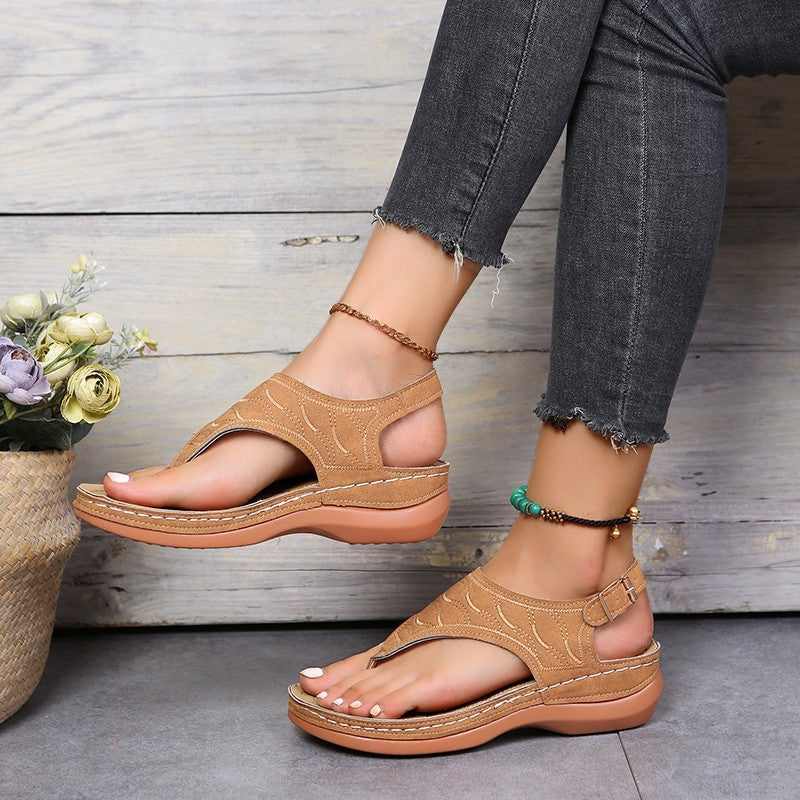 Dames ajustables confort séparateurs de doigts de pied sandales Chic und Stil