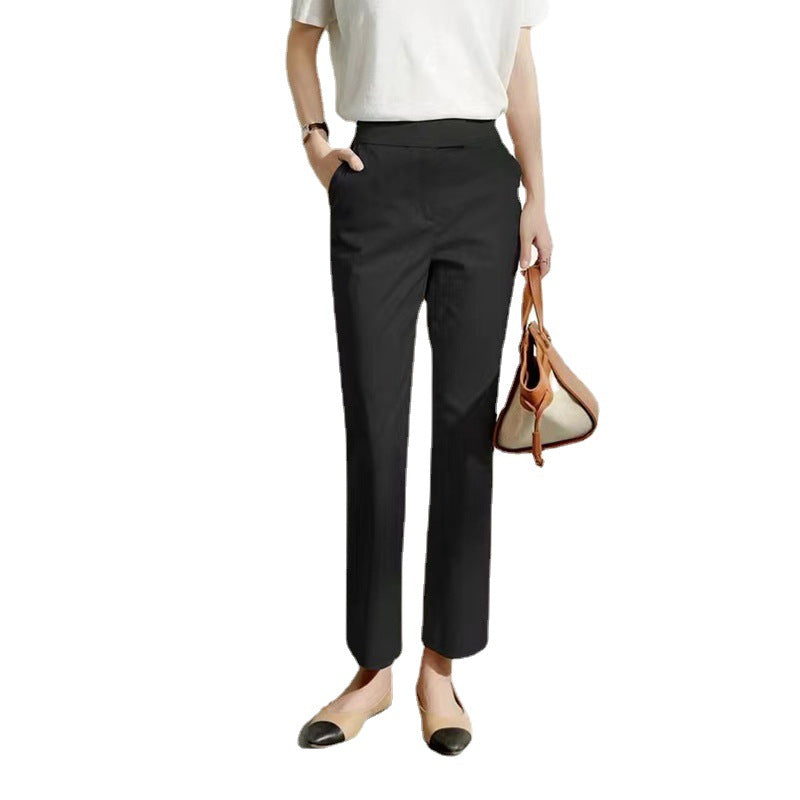 Pantalon taille haute ajusté pour femme Chic und Stil 1750846898