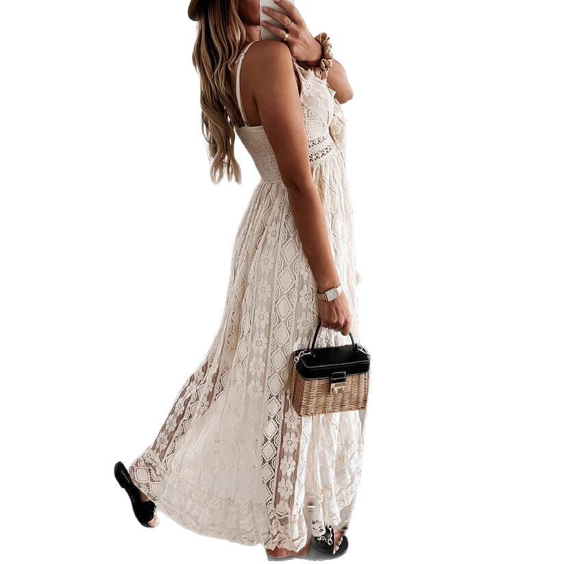 Robe maxi en dentelle Chic und Stil pour dames