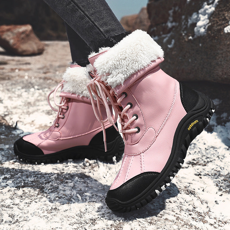 Bottes d'hiver chaudes pour femmes avec doublure isolante et semelle antidérapante Chic und Stil