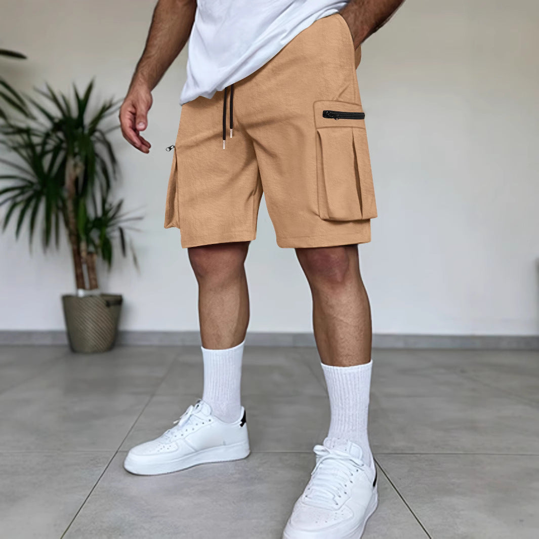 Shorts cargo utilitaires pour hommes avec poches à fermeture éclair Chic und Stil