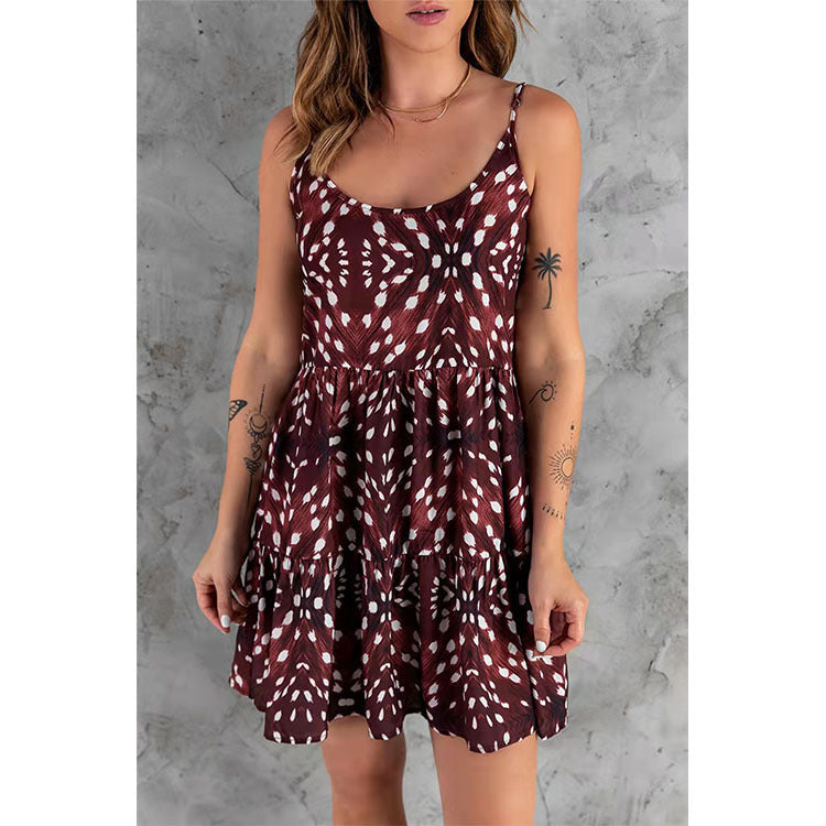 Robe de plage aérienne pour femmes avec un ourlet flottant et des détails raffinés Chic und Stil