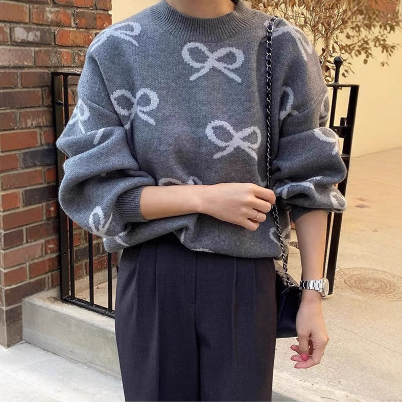 Pull à motifs pour femmes coupe décontractée Chic und Stil