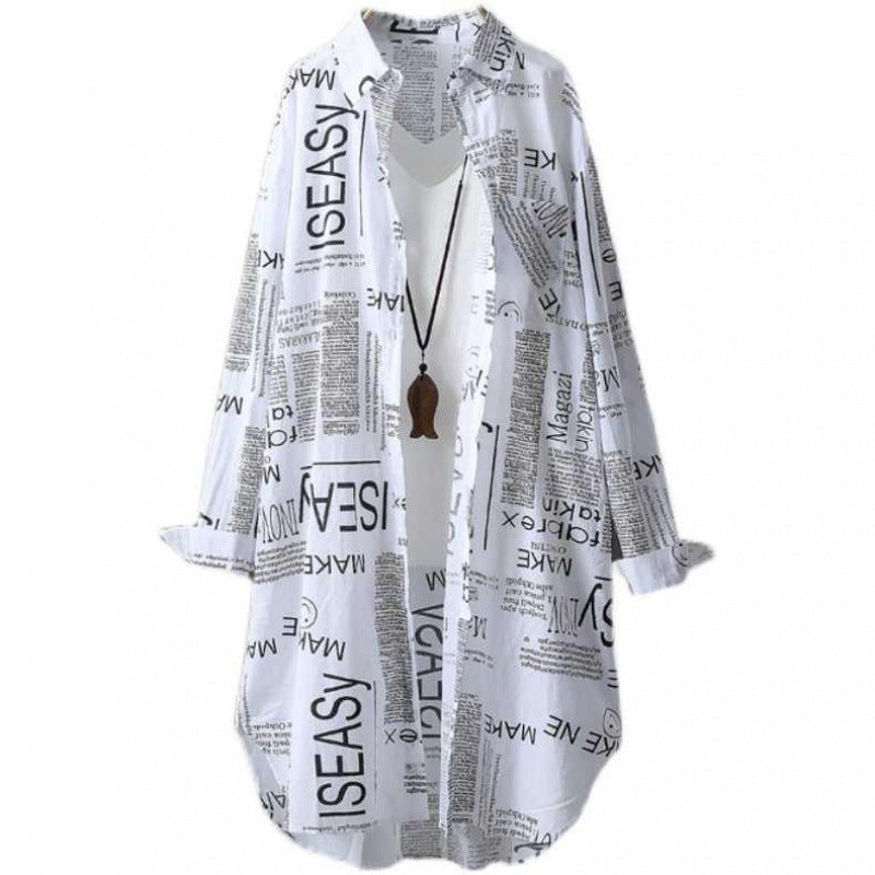 Veste kimono légère imprimée pour femmes Chic und Stil