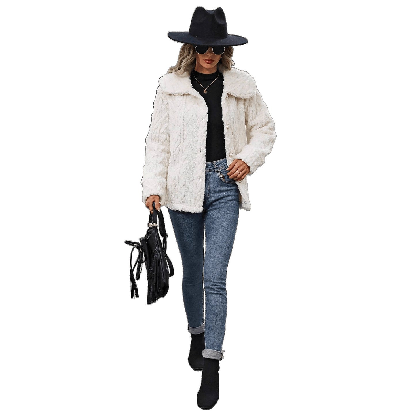 Dames cardigan douillet Chic und Stil