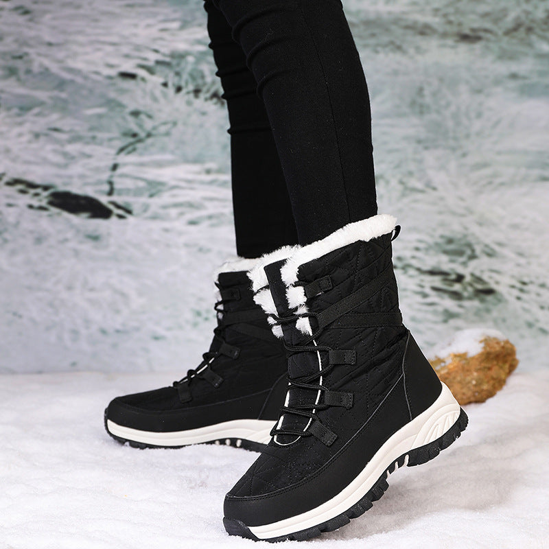 Bottes d'hiver pour femmes avec doublure isolée et semelle antidérapante Chic und Stil