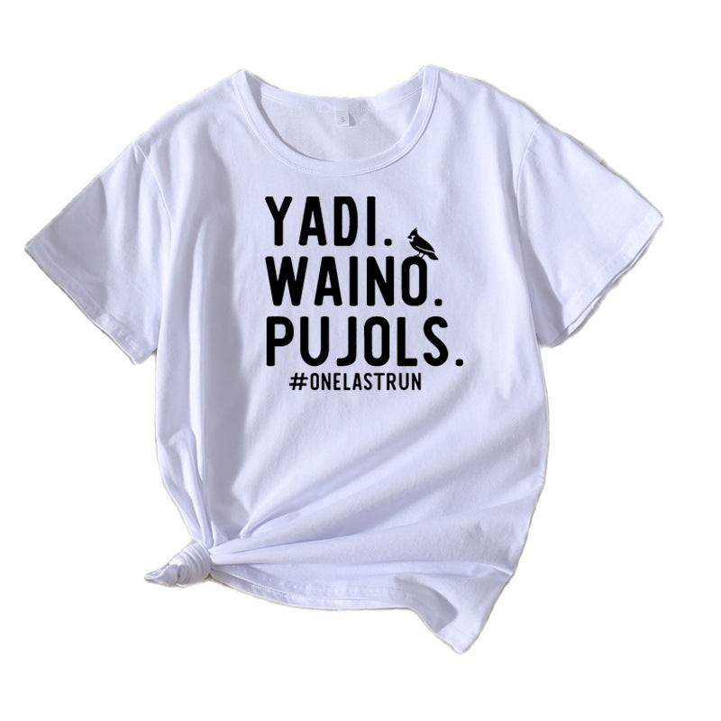 T-shirt graphique de loisirs pour femmes Chic und Stil