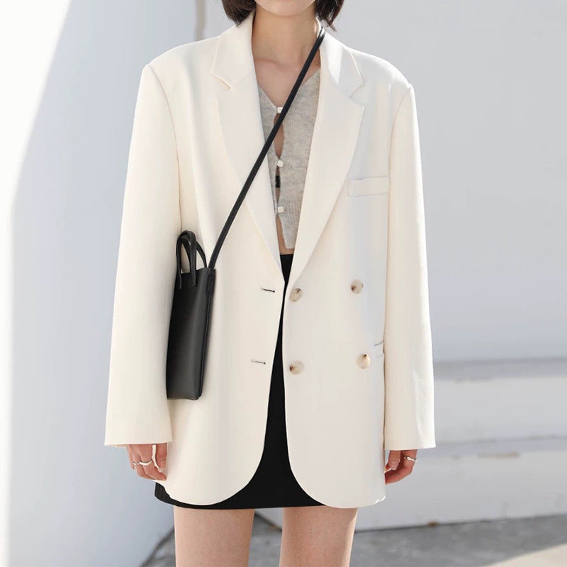 Veste oversize à double boutonnage pour femmes Chic und Stil