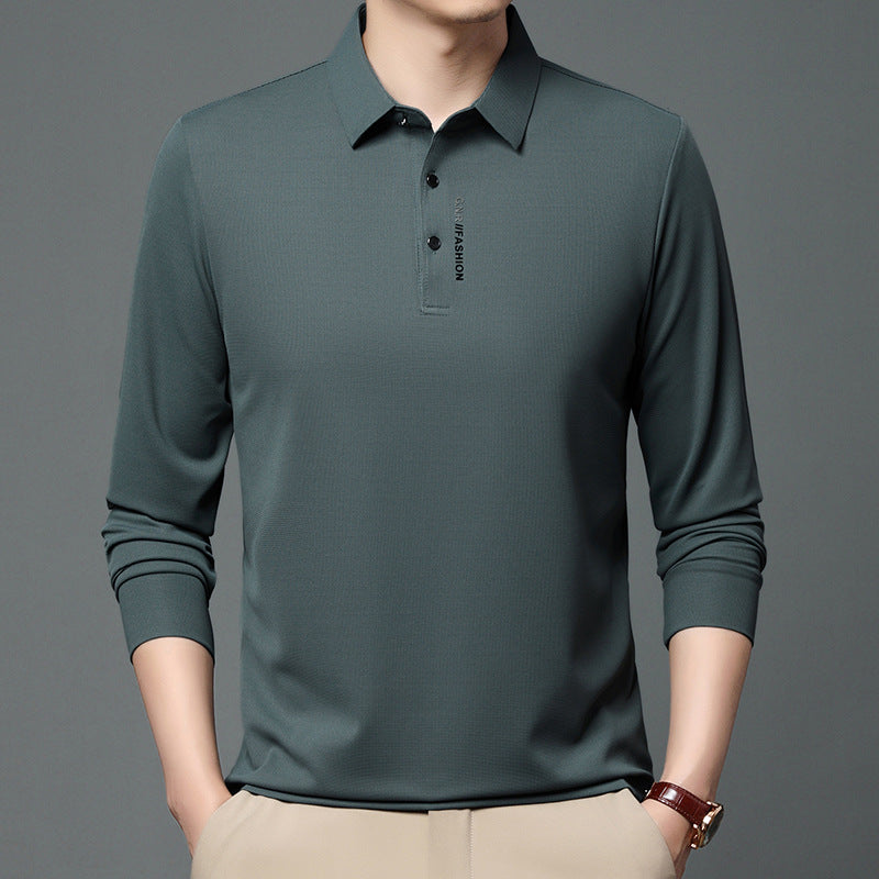 Chemise polo à manches longues pour hommes, tendance, avec propriétés respirantes Chic und Stil