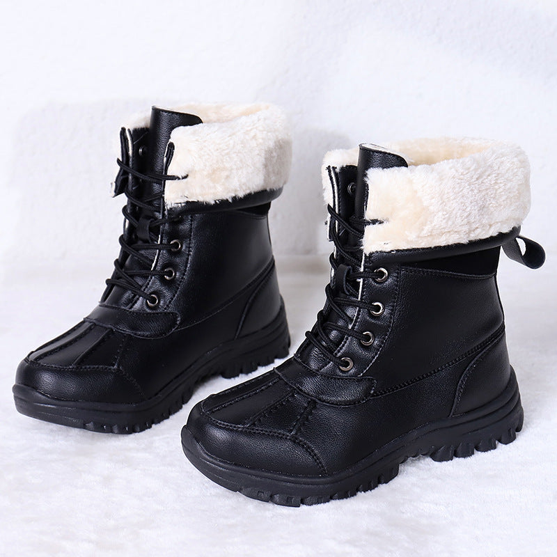Bottes d'hiver pour femmes doublées avec semelle antidérapante Chic und Stil