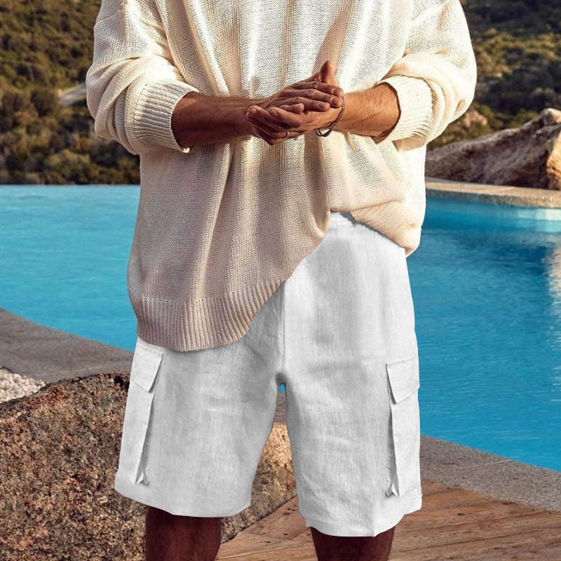 Shorts cargo décontractés pour hommes avec poches latérales pratiques et coupe confortable Chic und Stil