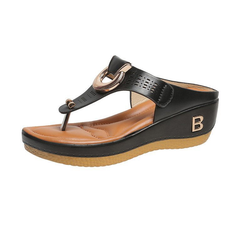 Mode Femme Sandales Compensées Chic und Stil