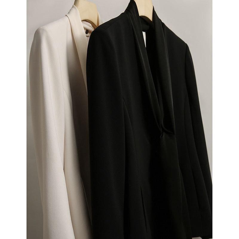 Veste blazer à col en écharpe pour femmes Chic und Stil