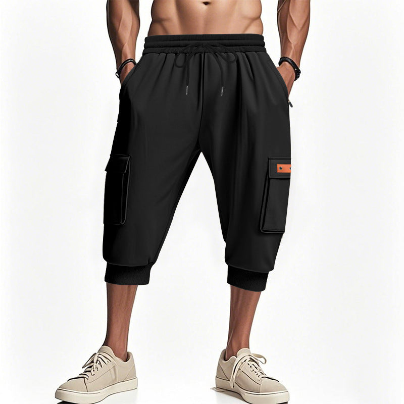 Pantalons cargo stylés pour hommes avec jambes courtes et poches pratiques Chic und Stil