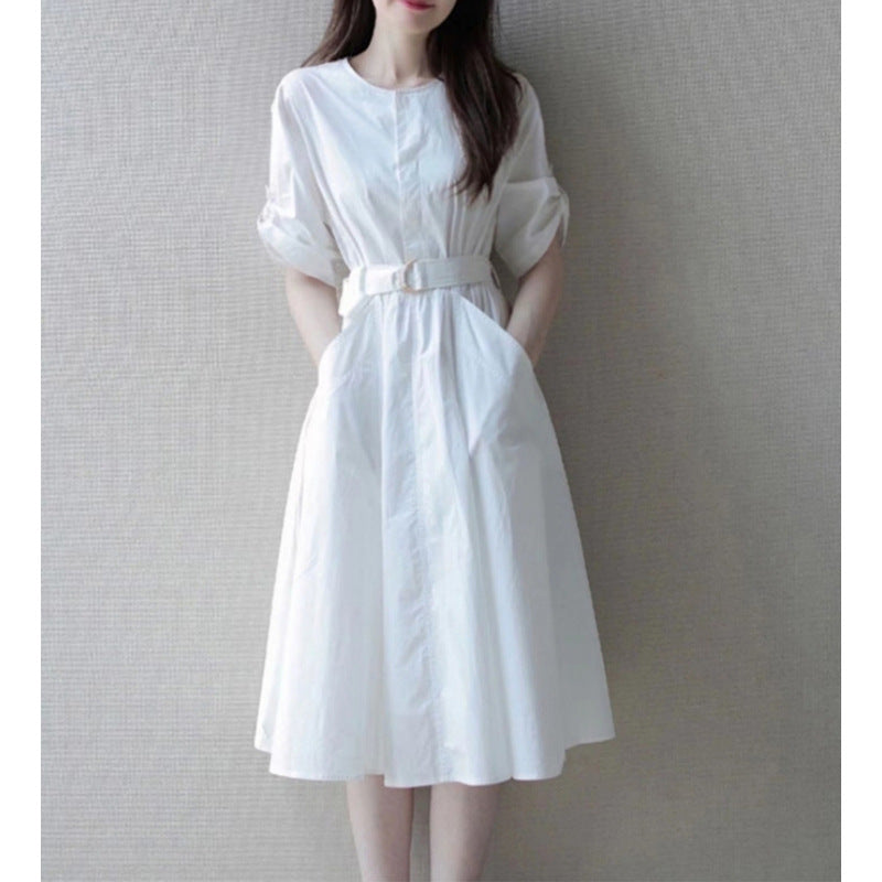 Robe chemise ceinturée tendance femme Chic und Stil