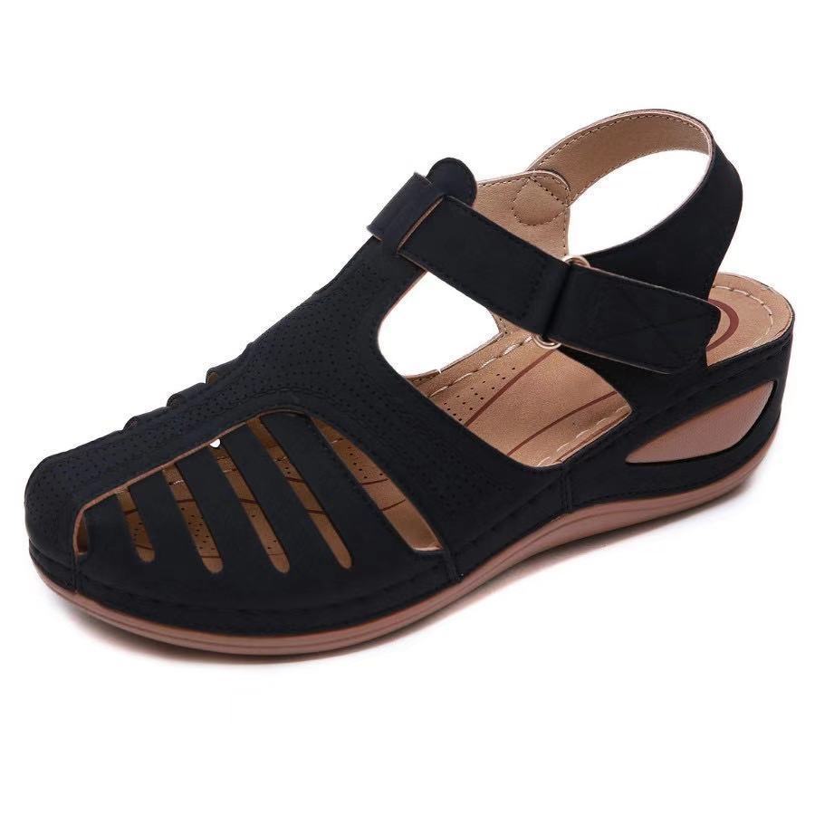 Sandales de confort respirantes pour femmes avec sangle réglable et semelle ergonomique Chic und Stil