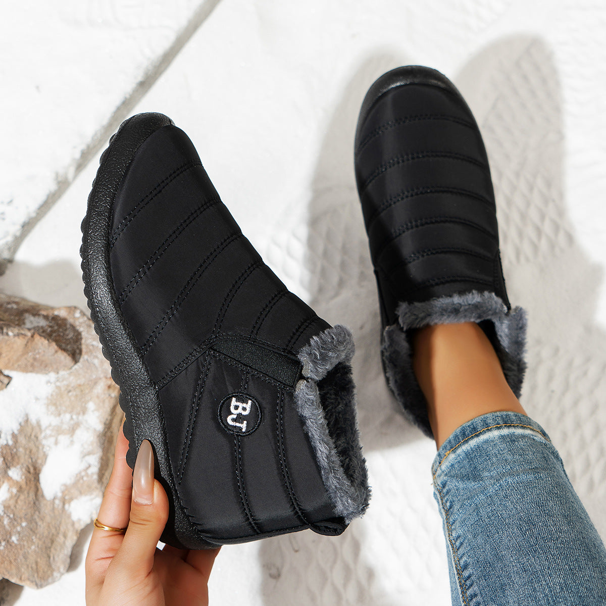 Bottes d'hiver confortables pour femmes Chic und Stil