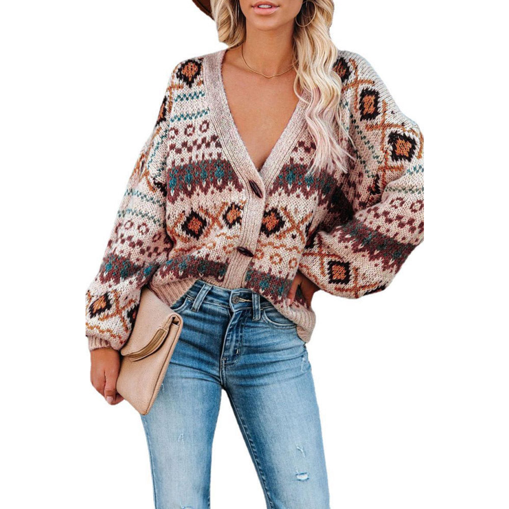 Gilet pour femmes avec motif folklorique et coupe décontractée Chic und Stil