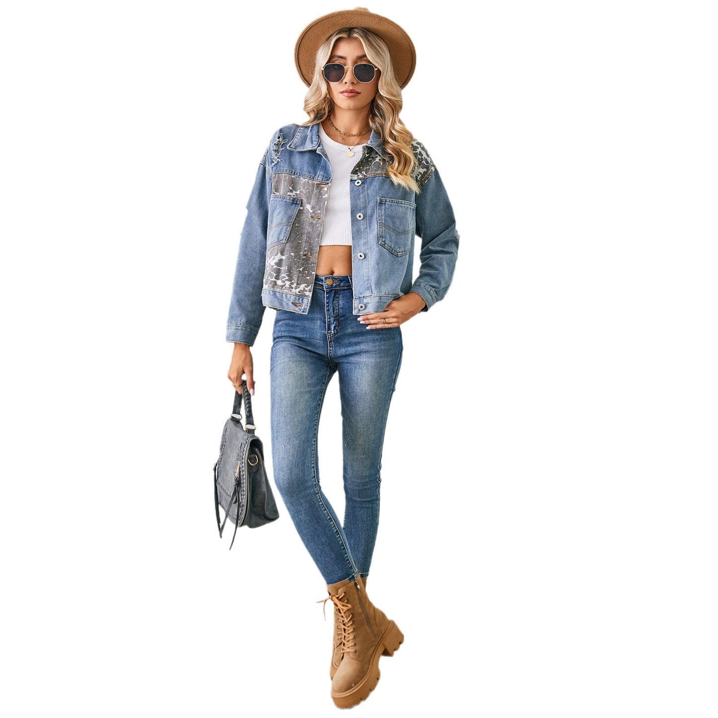 Veste en jean pour femmes avec un mélange moderne d'accents classiques et tendance Chic und Stil