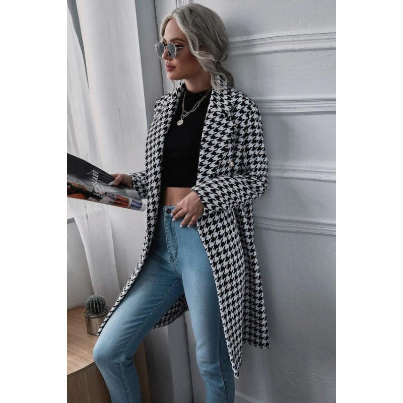 Blazer oversize pour femmes dans un design exclusif en pied-de-poule Chic und Stil