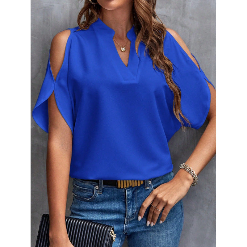 Dames Blouse Épaules Nues Chic und Stil