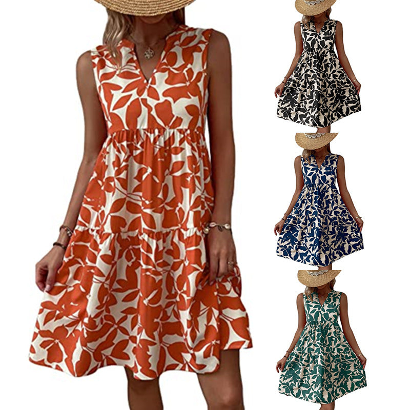 Robe évasée à couches en A pour femmes Chic und Stil