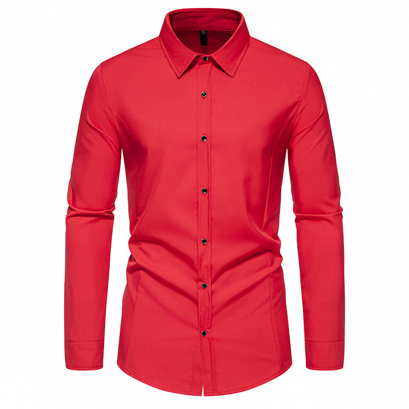 Chemise à manches longues tendance pour hommes avec une coupe élégante Chic und Stil