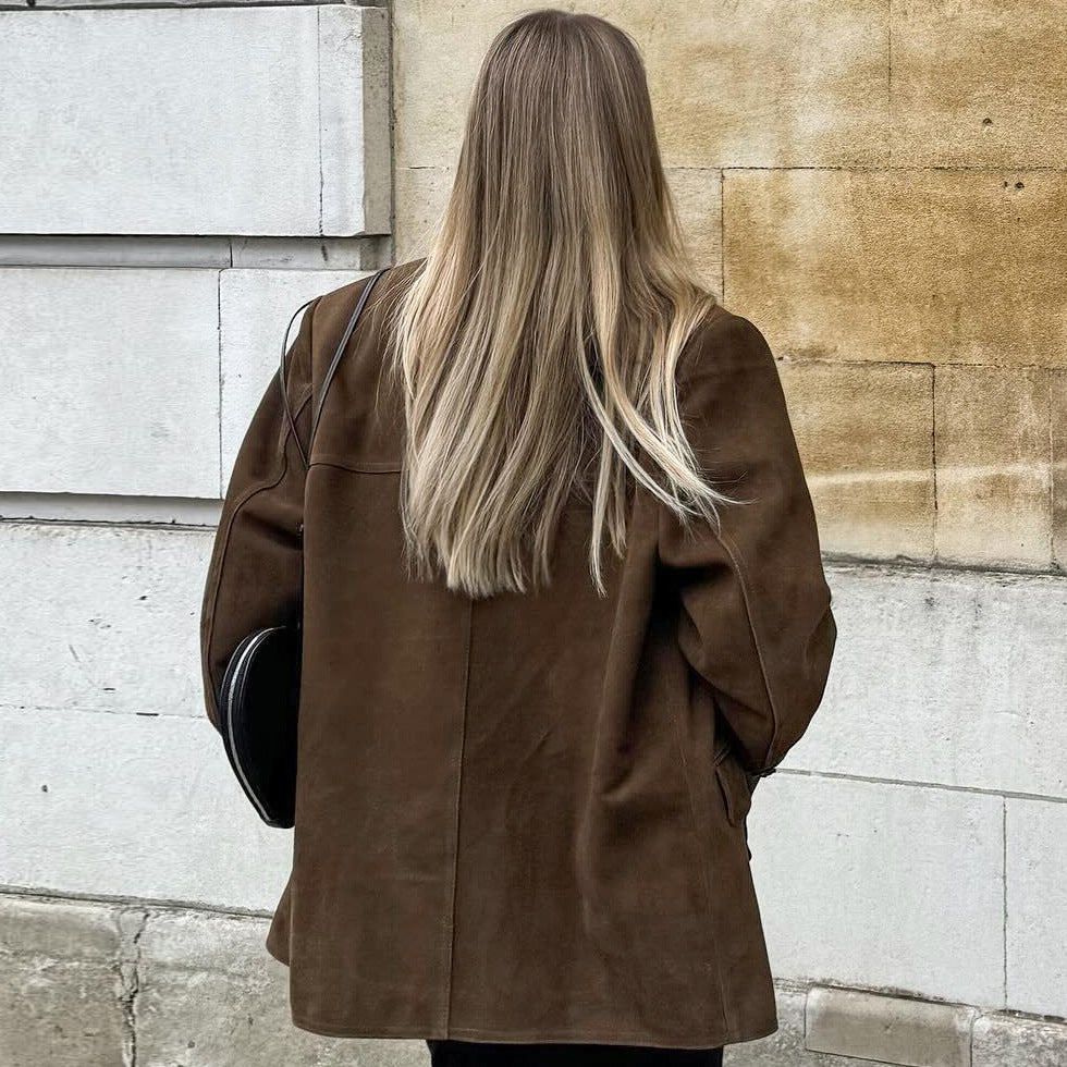 Blazer oversize pour femmes avec une coupe élégante et des poches pratiques Chic und Stil