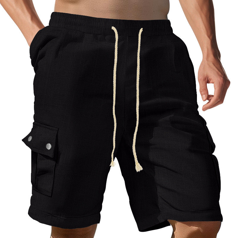 Shorts cargo décontractées pour hommes avec taille élastique et poches pratiques Chic und Stil