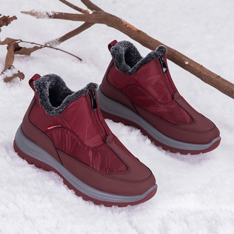 Bottes d'hiver thermiques pour femmes avec une tige déperlant et une doublure douillette Chic und Stil