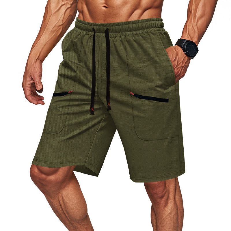 Pantalons de loisirs pour hommes avec poches multifonctionnelles et ceinture élastique Chic und Stil