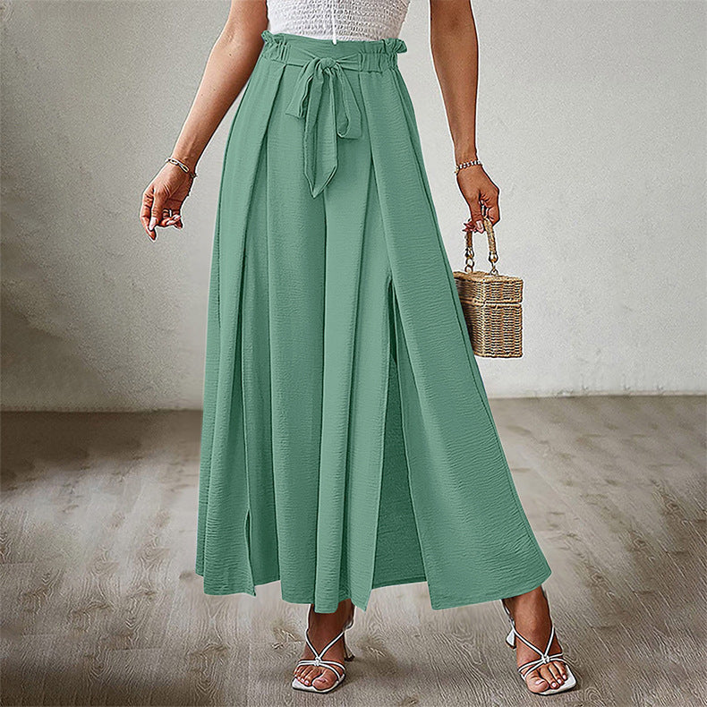 Jupes maxi fluides taille haute pour femmes Chic und Stil
