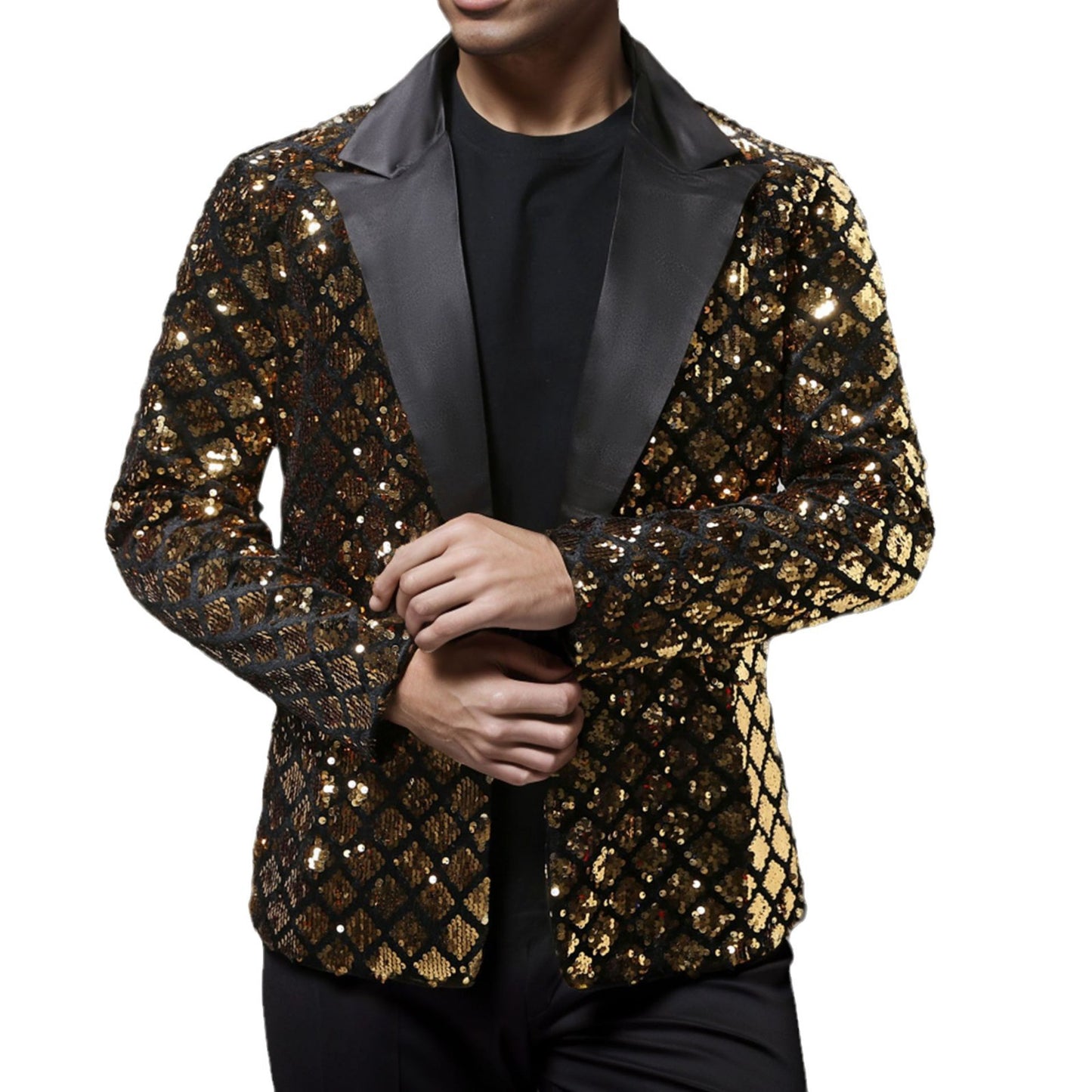 Blazer à paillettes élégant pour hommes avec design luxueux Chic und Stil
