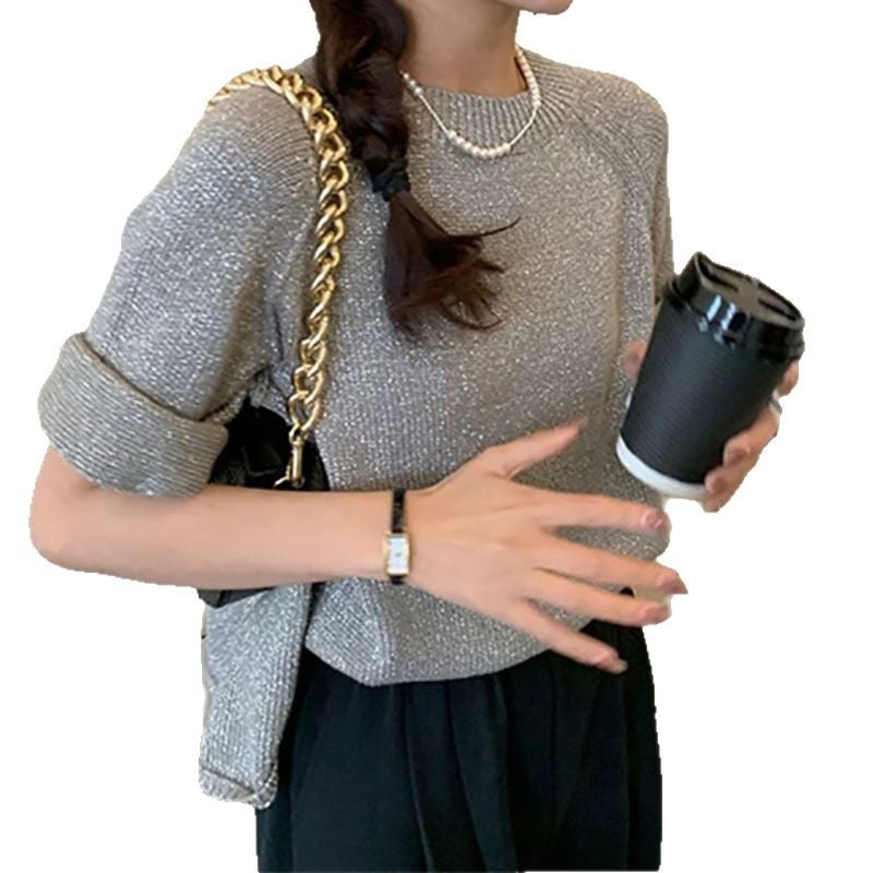 Pull en tricot texturé confortable pour femmes Chic und Stil