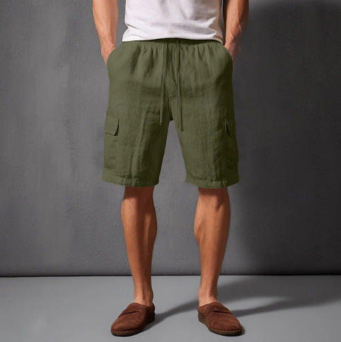 Shorts cargo multifonctionnels pour hommes avec poches latérales confortables et taille élastique Chic und Stil