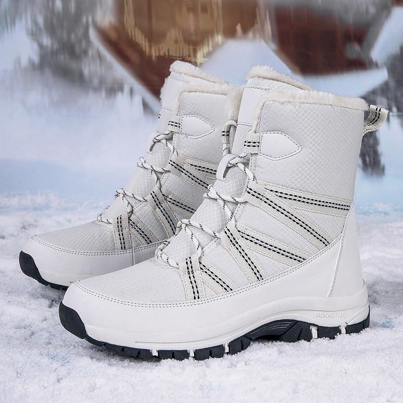 Bottes d'hiver isolées pour femmes avec semelle antidérapante et matériau supérieur respirant Chic und Stil